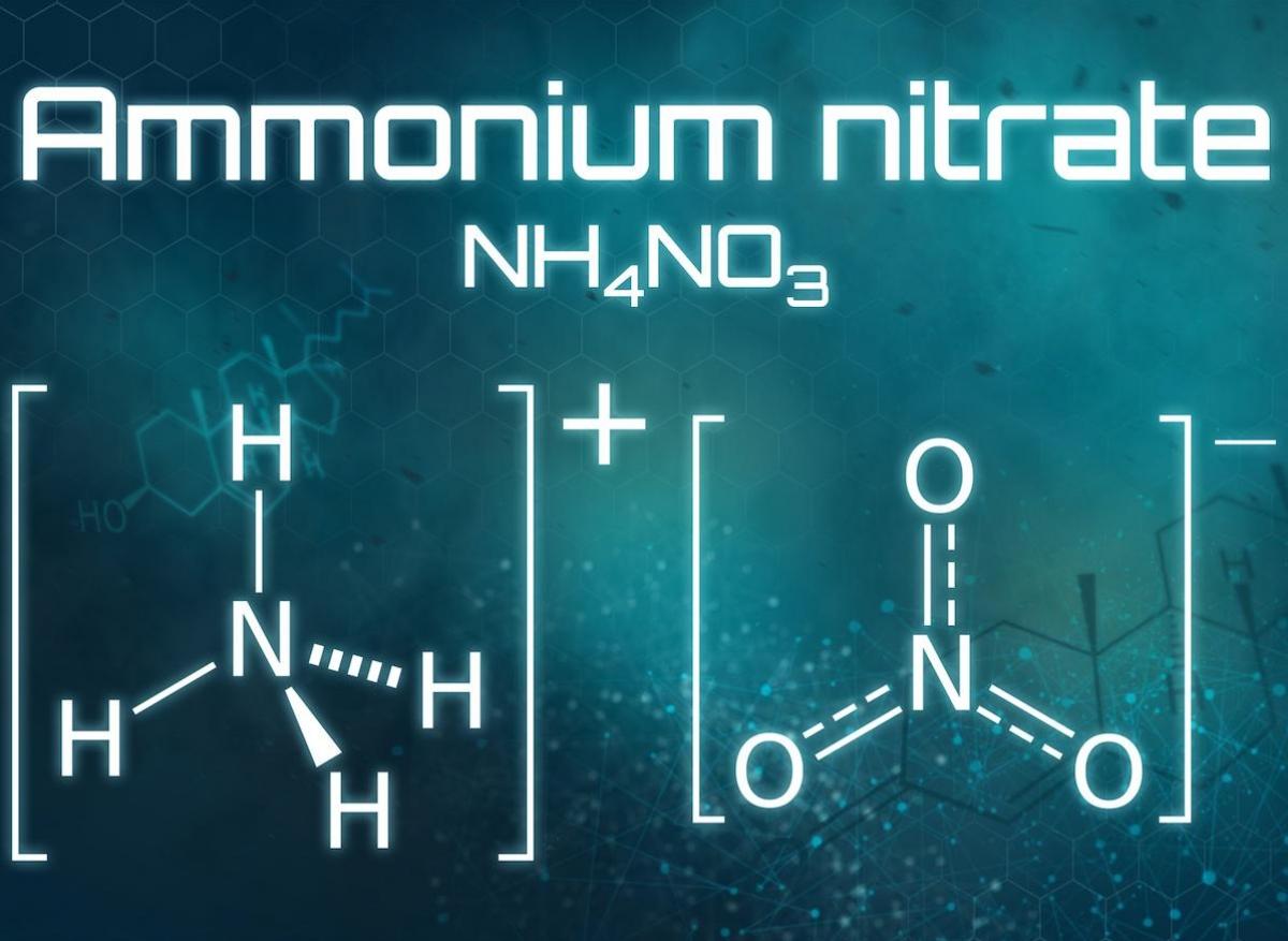 Формула нитрата аммония в химии
