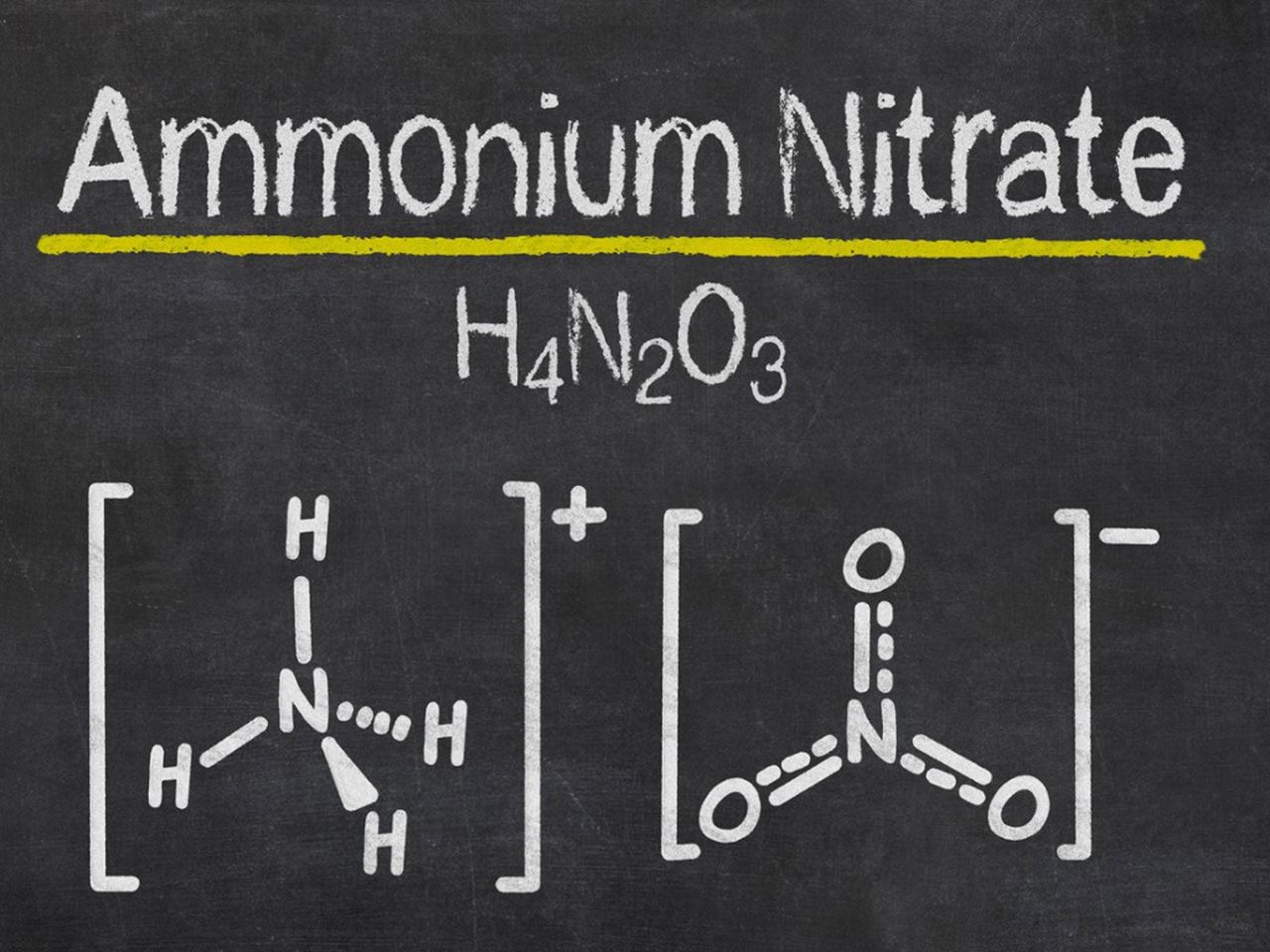Формула нитрата аммония в химии