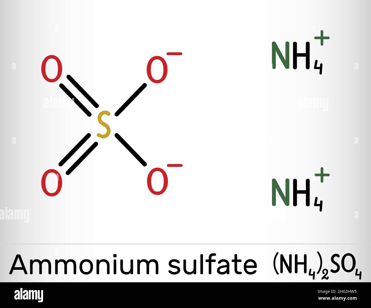 Формула сульфата аммония в химии