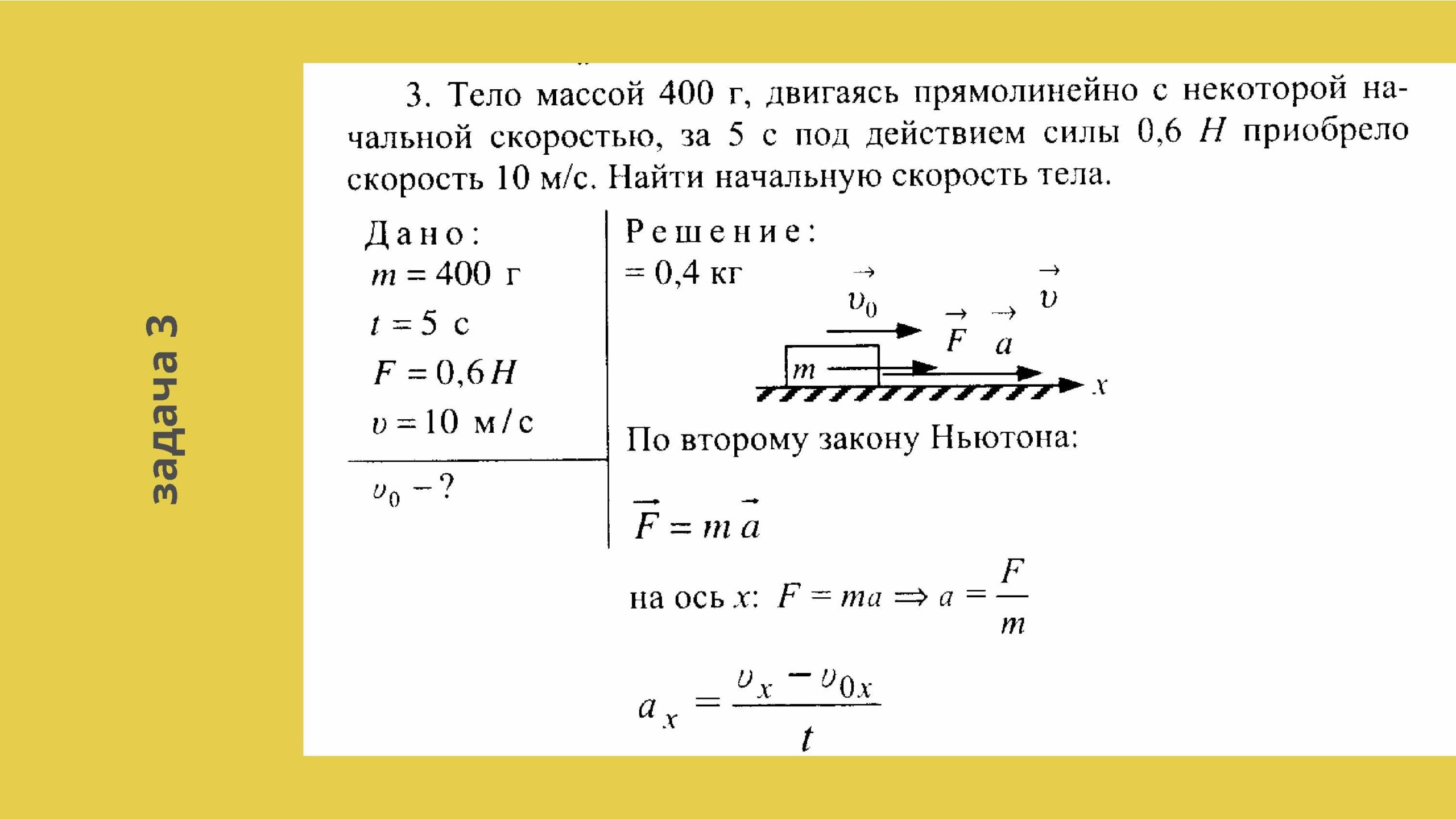 Третий закон Ньютона, формула и примеры решений