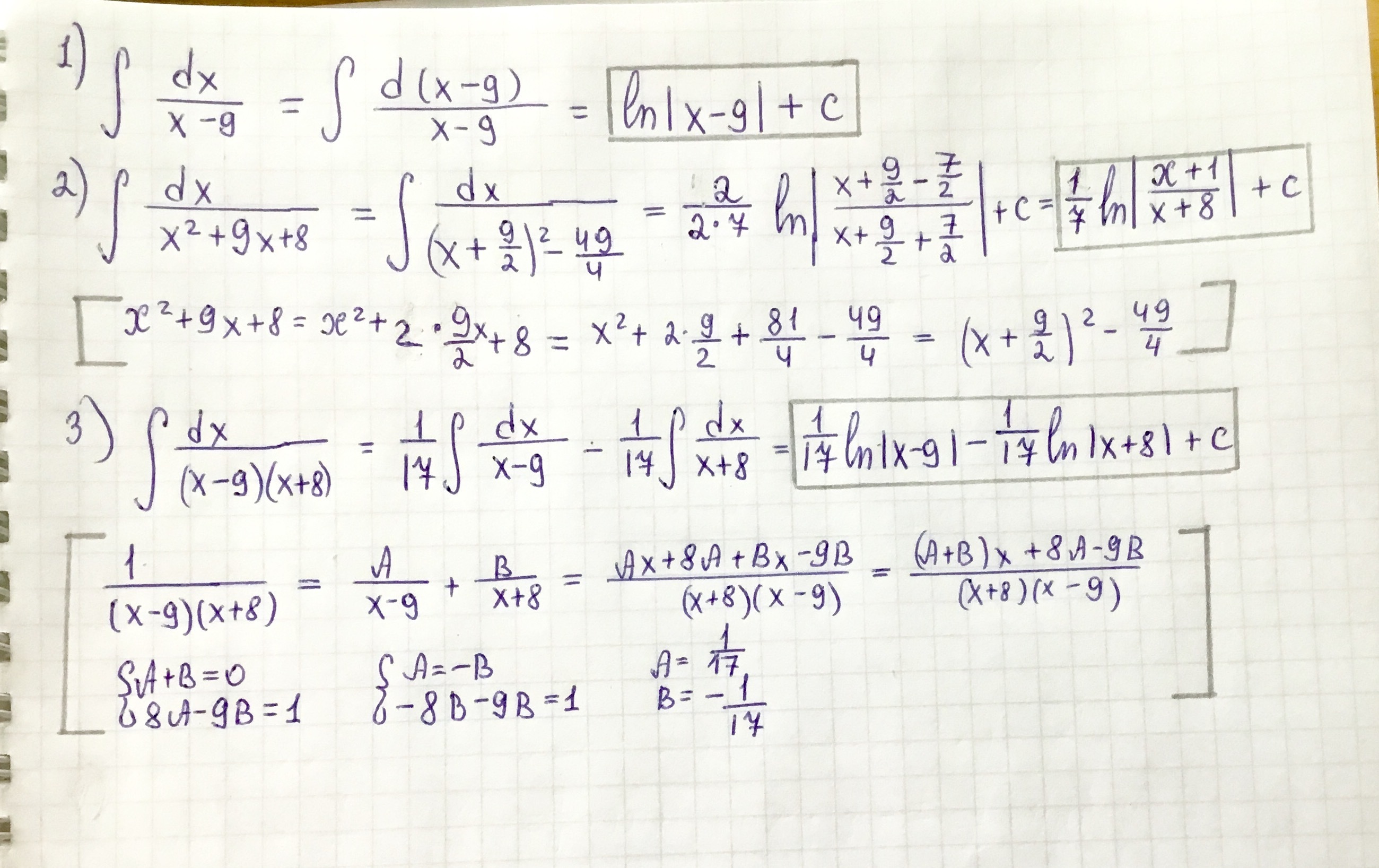 $displaystyle intfrac{e^x}{x},dx=mathop{mathrm{Ei}} olimits (x)+C$